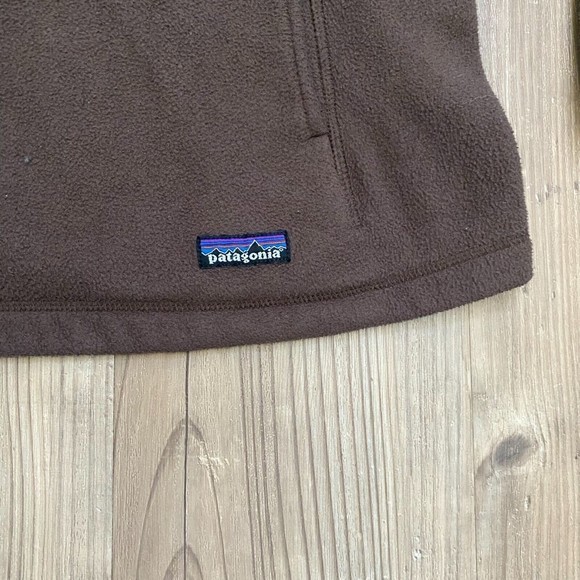 Patagonia - Synchilla Brown 1/2 Zip Pullover Jacket Sweater Women's - Size Large - Picture 5 of 7